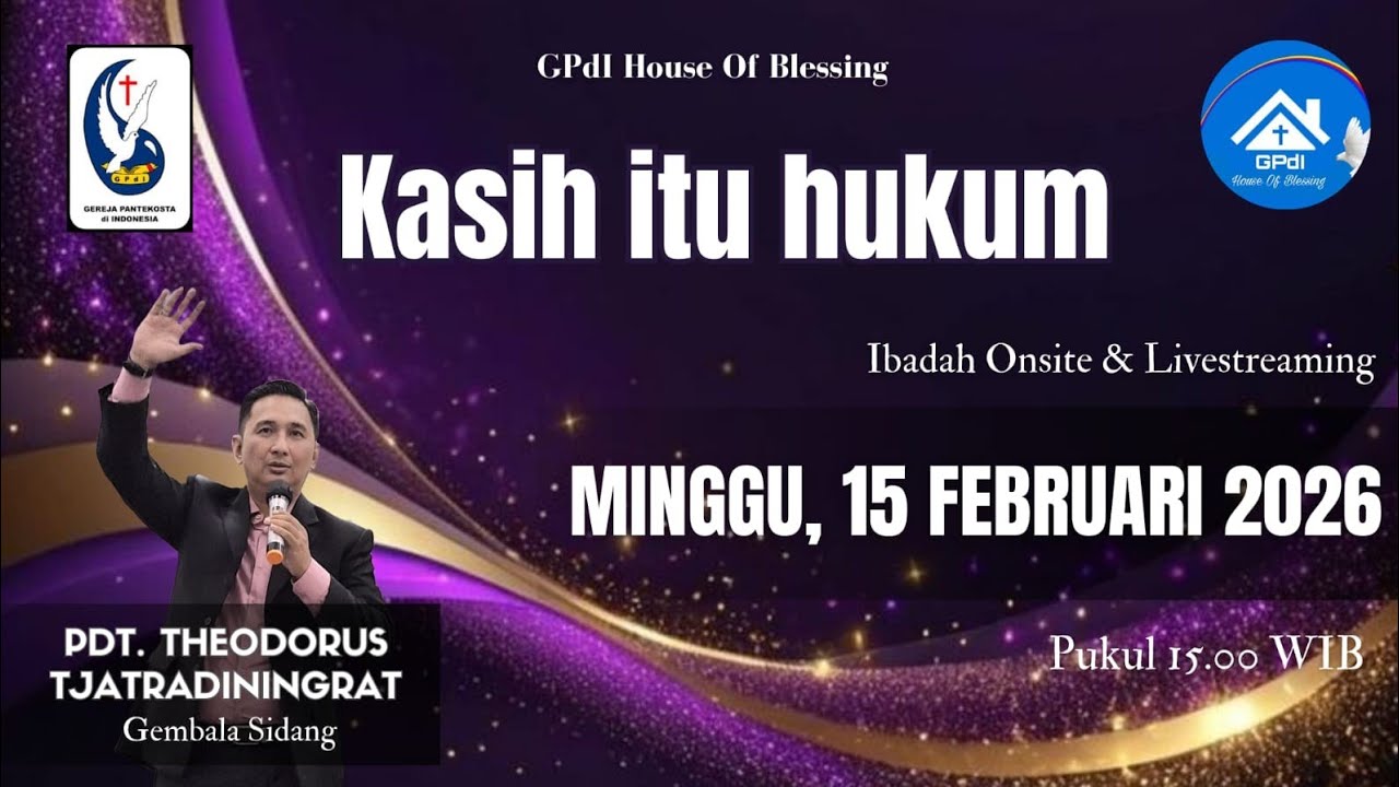 Ibadah Livestreaming GPdI HOB 15 Februari 2026