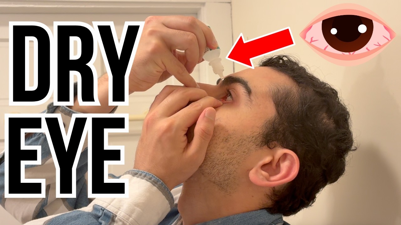 Doctor explains DRY EYE | Causes, treatment and a demonstration of how to correctly apply eye drops