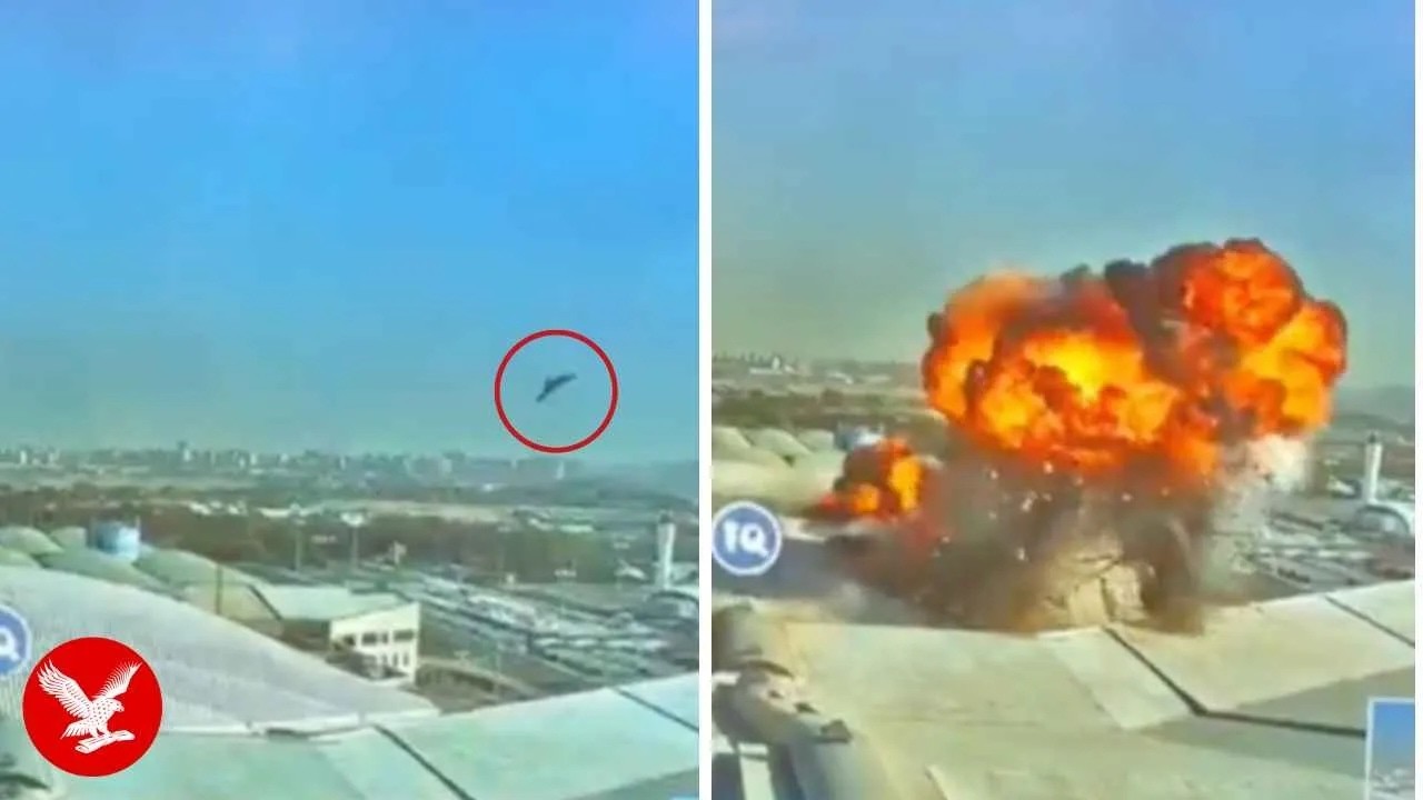 New footage of 'brutal Iranian drone attack' on Kuwait airport terminal