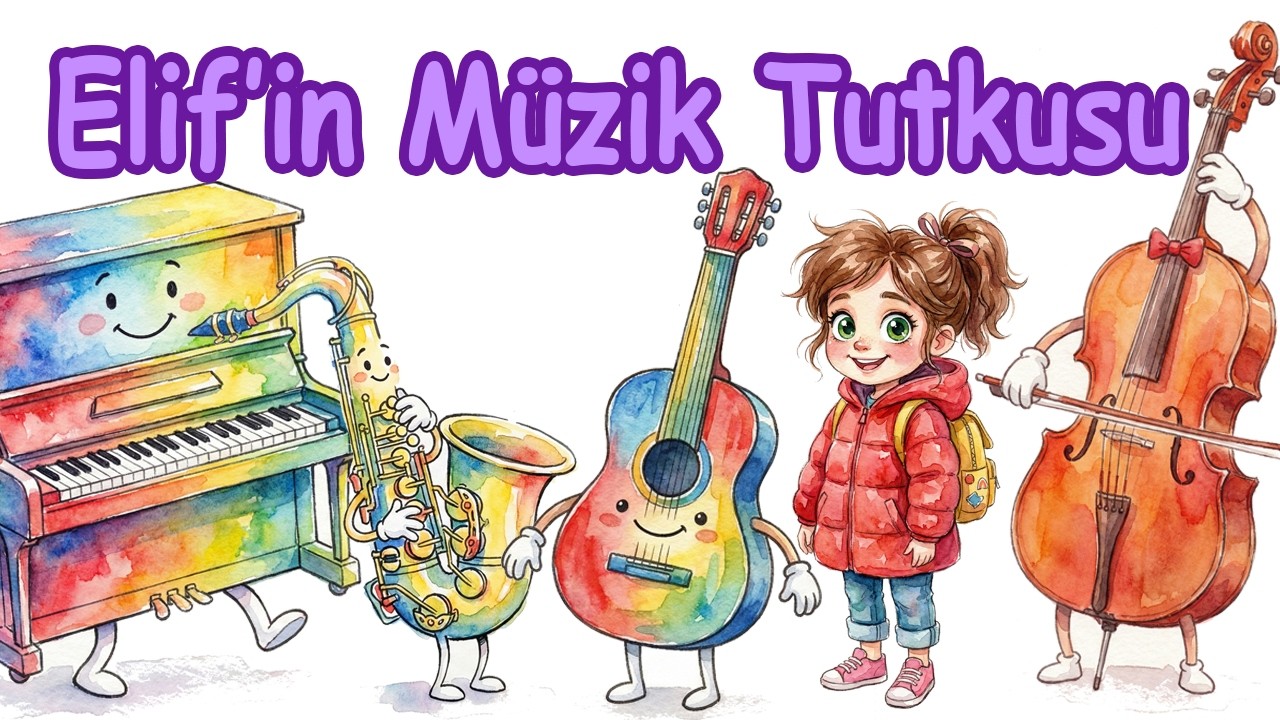 Elif'in Müzik Tutkusu #çocukhikayeleri #eğiticihikayeler #çocukşarkıları #okulöncesi #çocukgelişimi