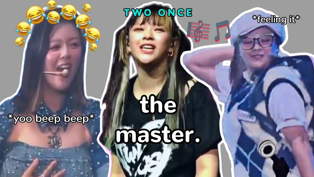 Jeongyeon being a crackhead at concerts for 5 minutes straight 😂