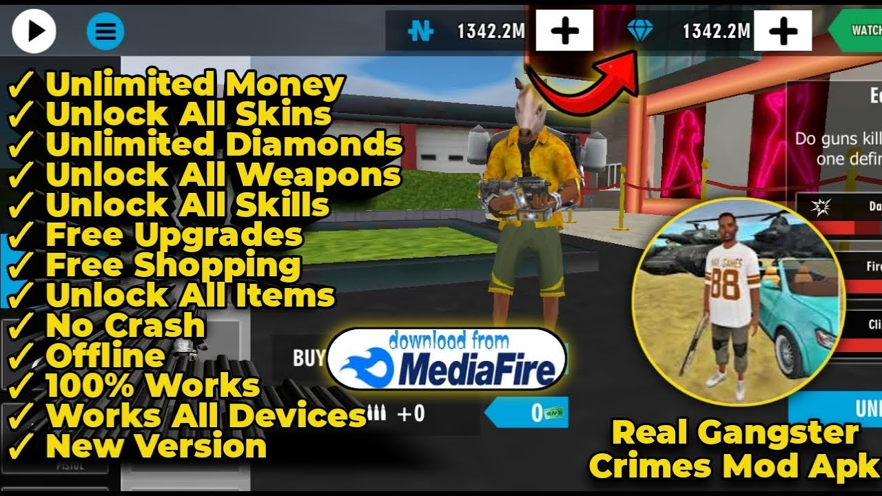 Real Gangster Crimes Mod Apk- Unlimited Money & Free Shopping