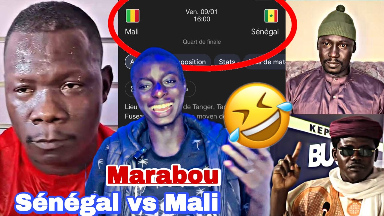 Mdr😂les marabou Sénégal à malien yi🤦‍♀️le match commence 