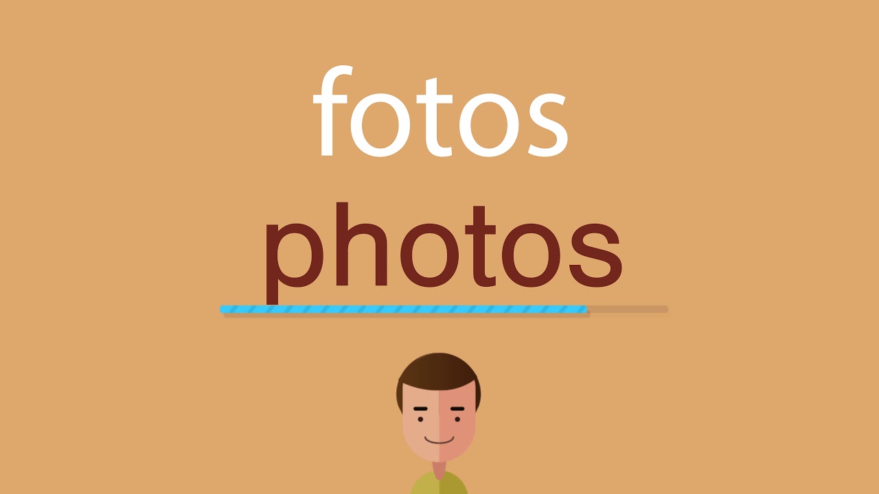 C&oacute;mo se dice fotos en ingl&eacute;s