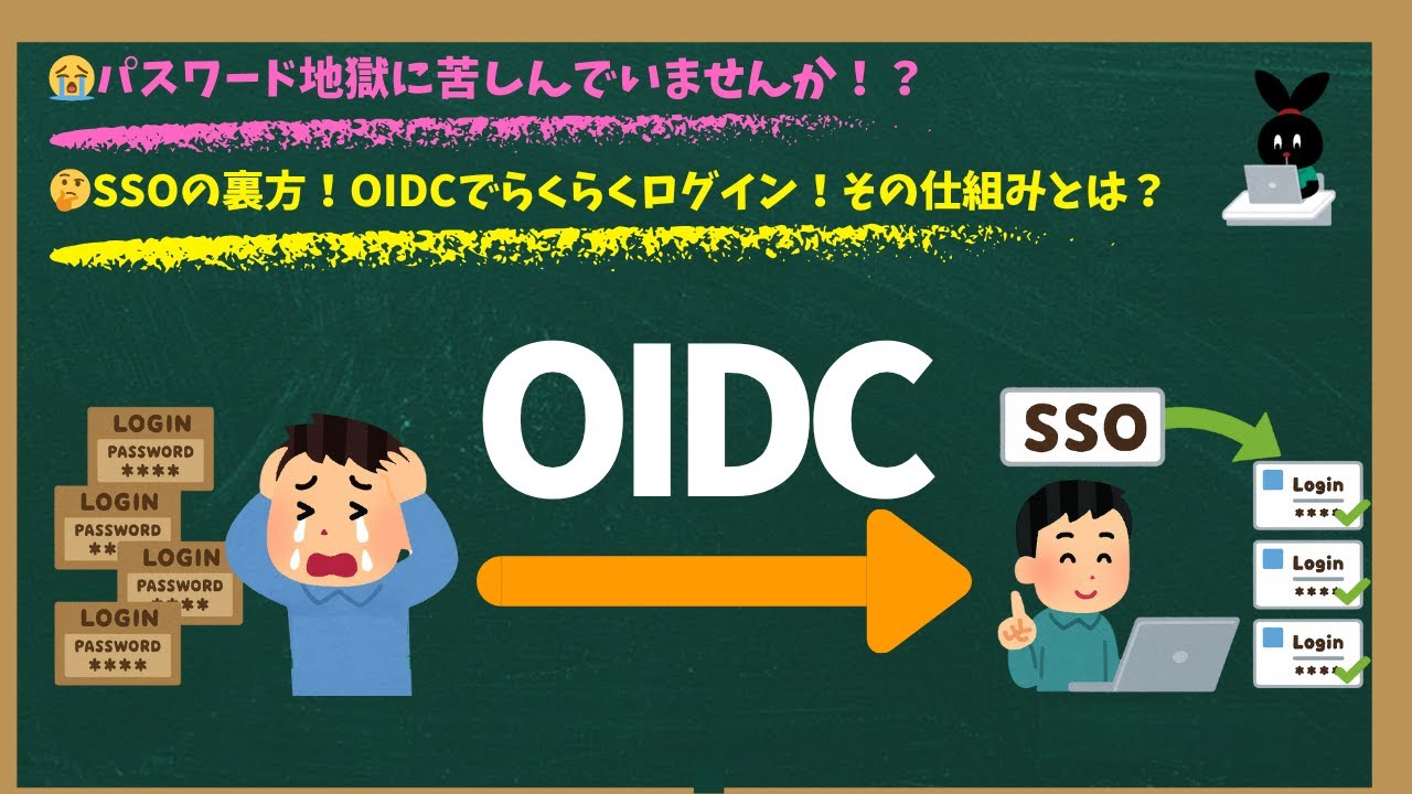 【パスワード地獄から解放】OIDCでらくらくログイン！図解で5分理解！