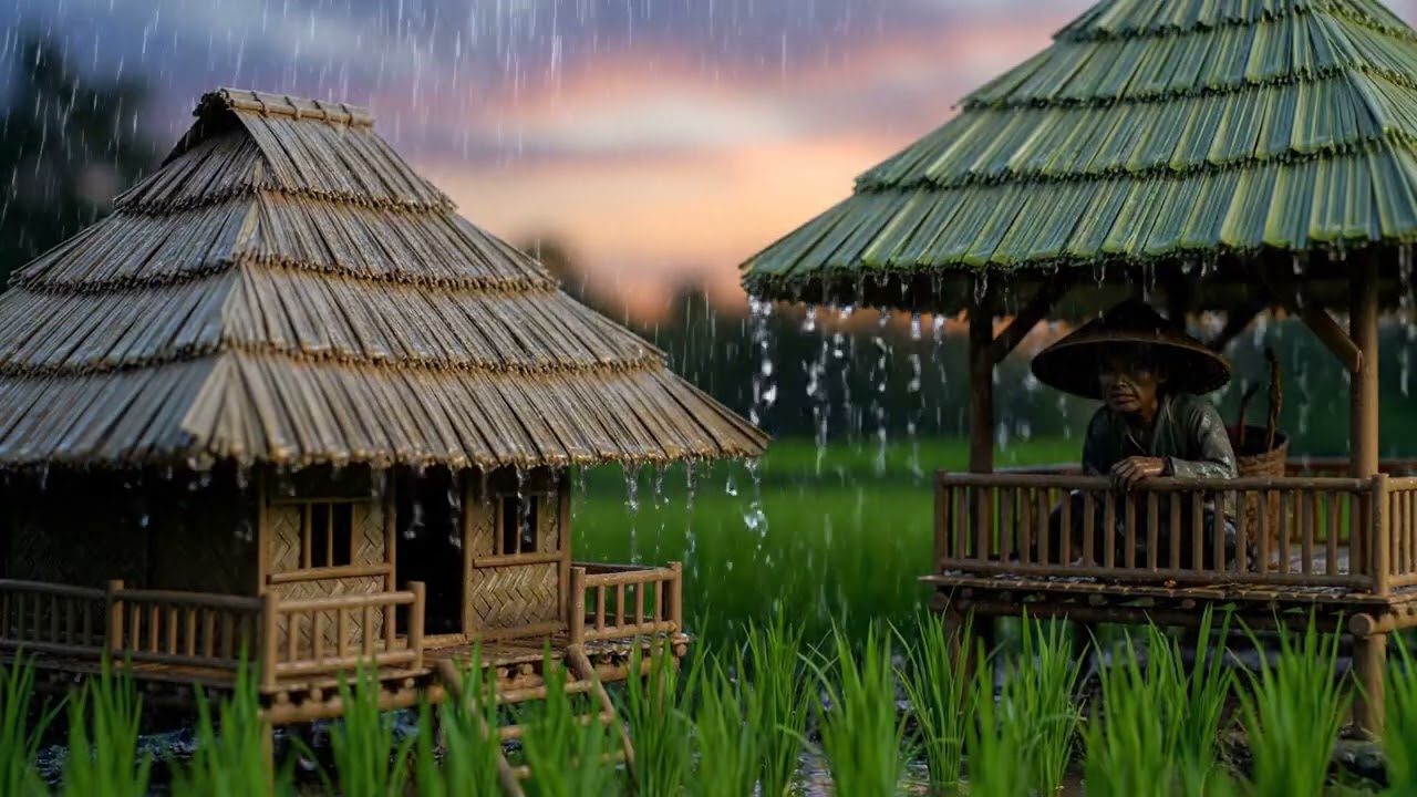 🌙Heavy Rain Sounds ASMR for Relaxation & Deep Sleep 🌧️