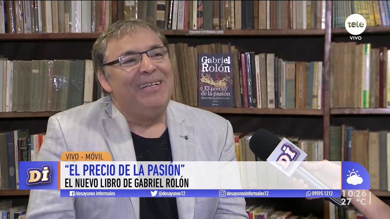 Gabriel Rolón presenta el libro 