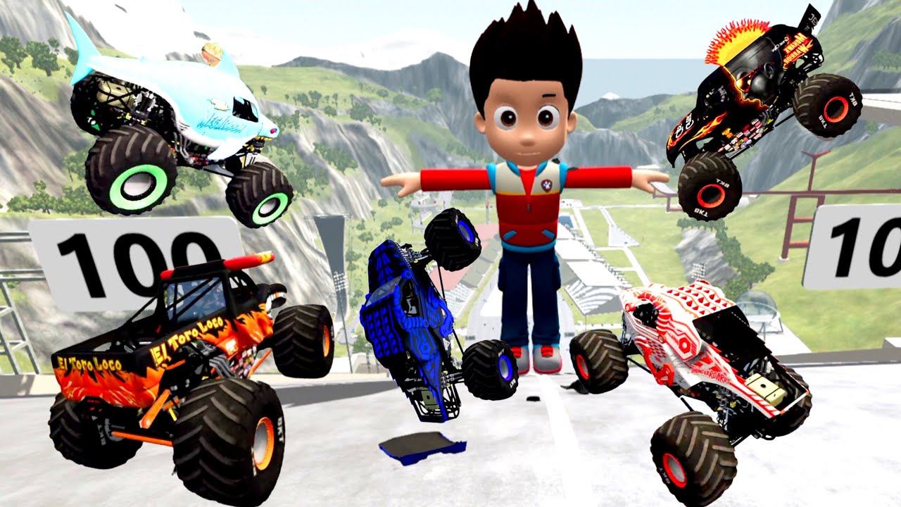 Monster Jam | Monster Trucks | High Speed Monster Jam Crashes, Freestyle, & Racing #93