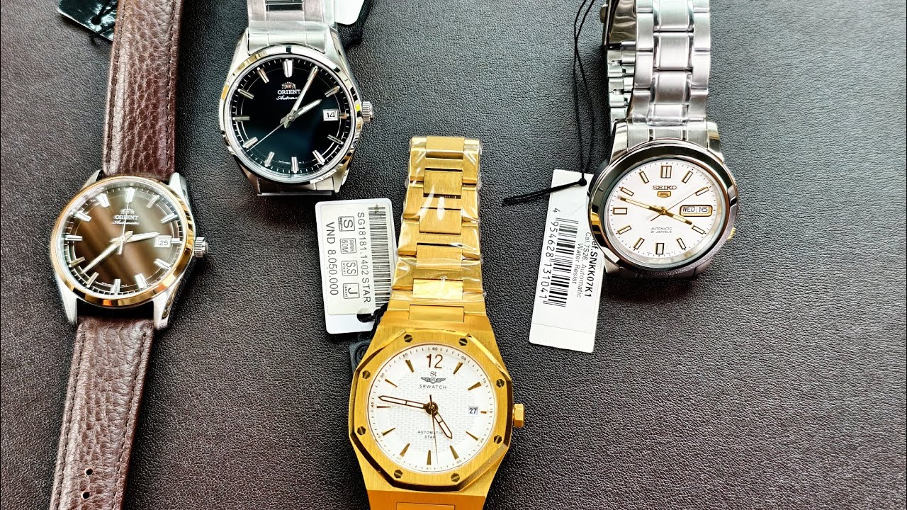 Sale lớn - 4 Mẫu đồng hồ nam máy cơ phân khúc giá 5 triệu, AE sưu tầm inbox em nhé