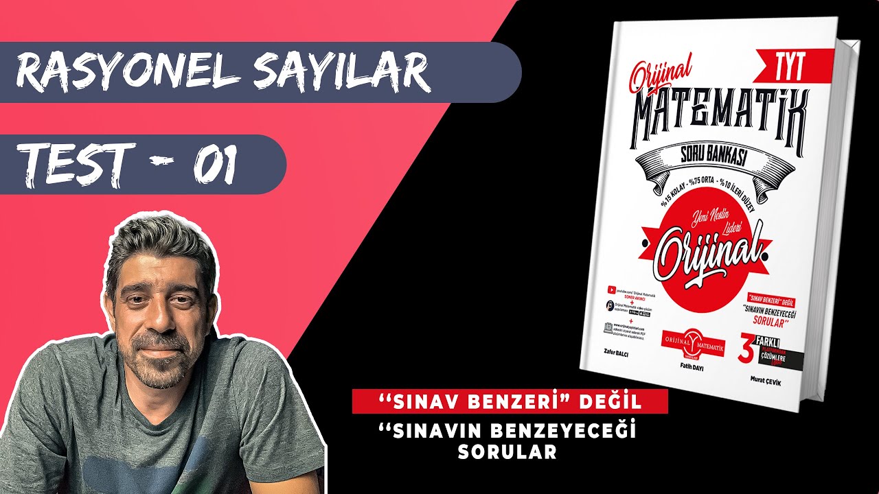 Rasyonel Sayılar TEST 01 | ORİJİNAL TYT SORU BANKASI | #yks2024