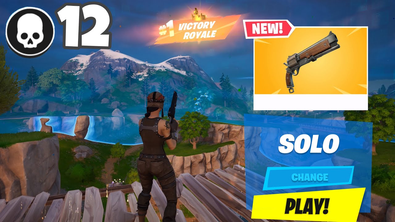 12 elimination solos as a renegade in new Fortnite Season (Fortnite Chapter 5 Season 4)(PS5)