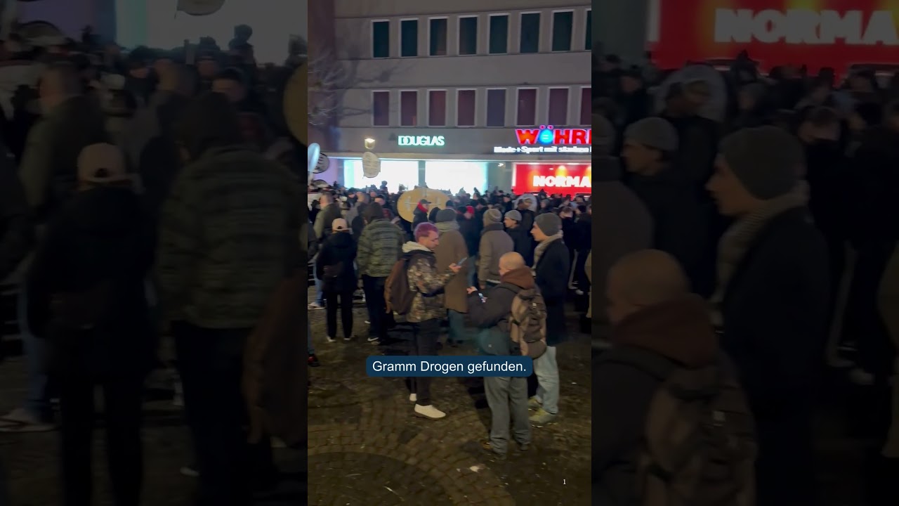 Demo nach Gro&szlig;razzia im City Club