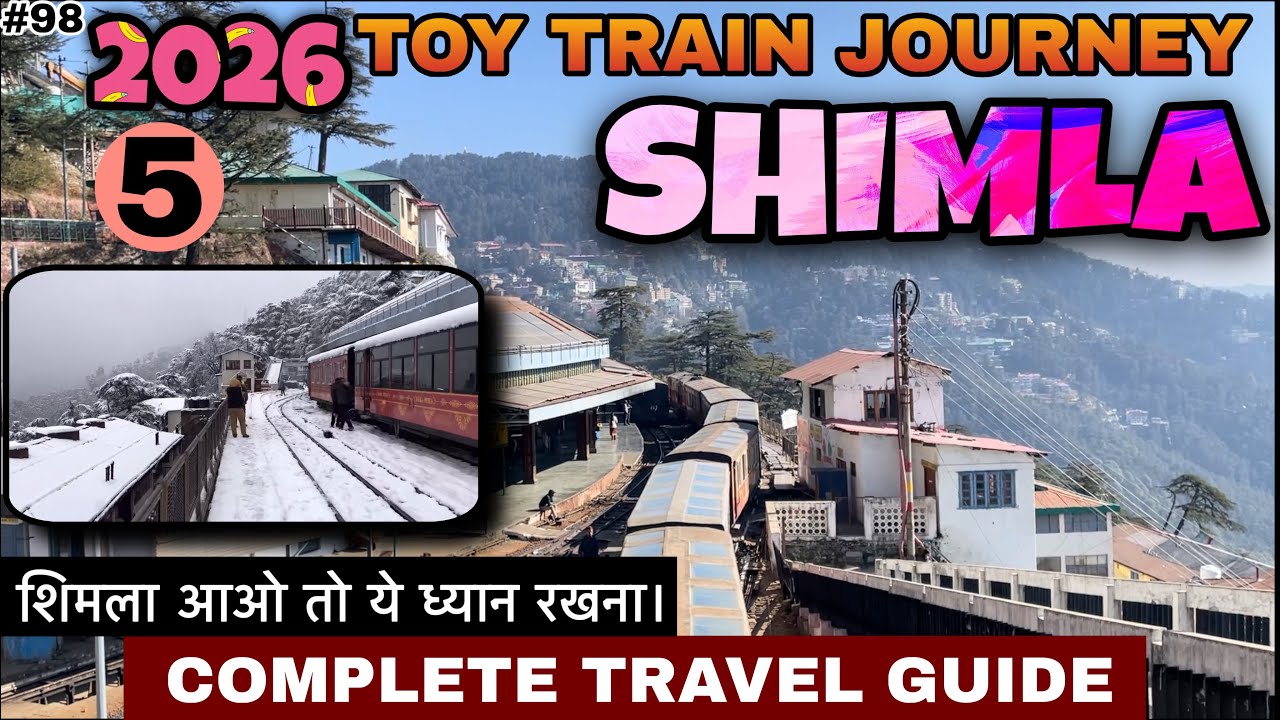Toy train Shimla to kalka/Shimla train journey in snow/kalka to Shimla toy train