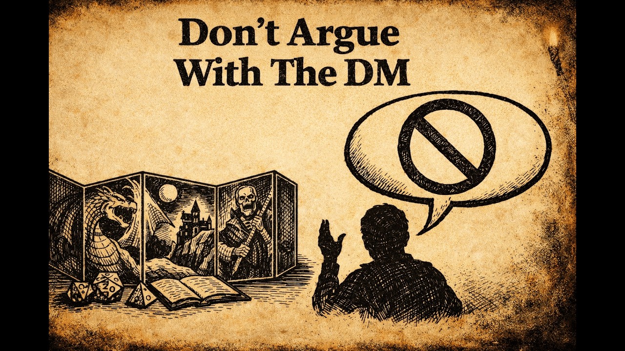 Don't Be That Player | The DM Argument Problem