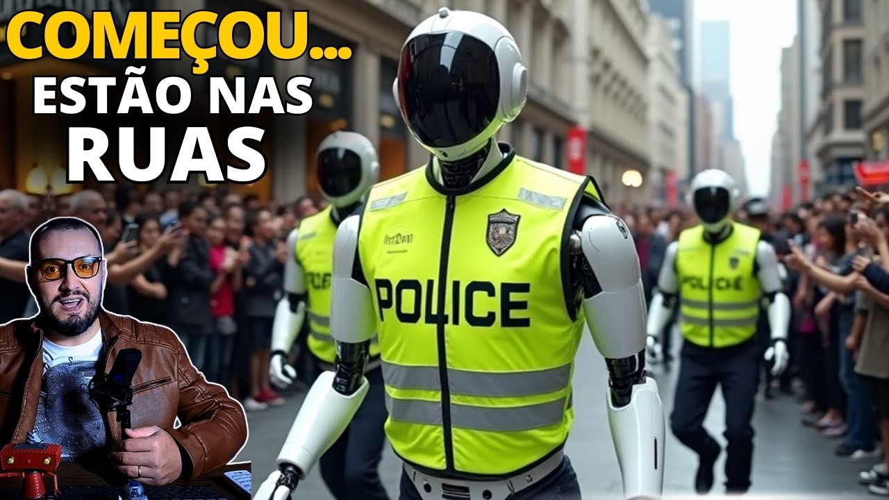 China libera robôs-policiais impressionantes — mas especialistas alertam que o controle pode escapar