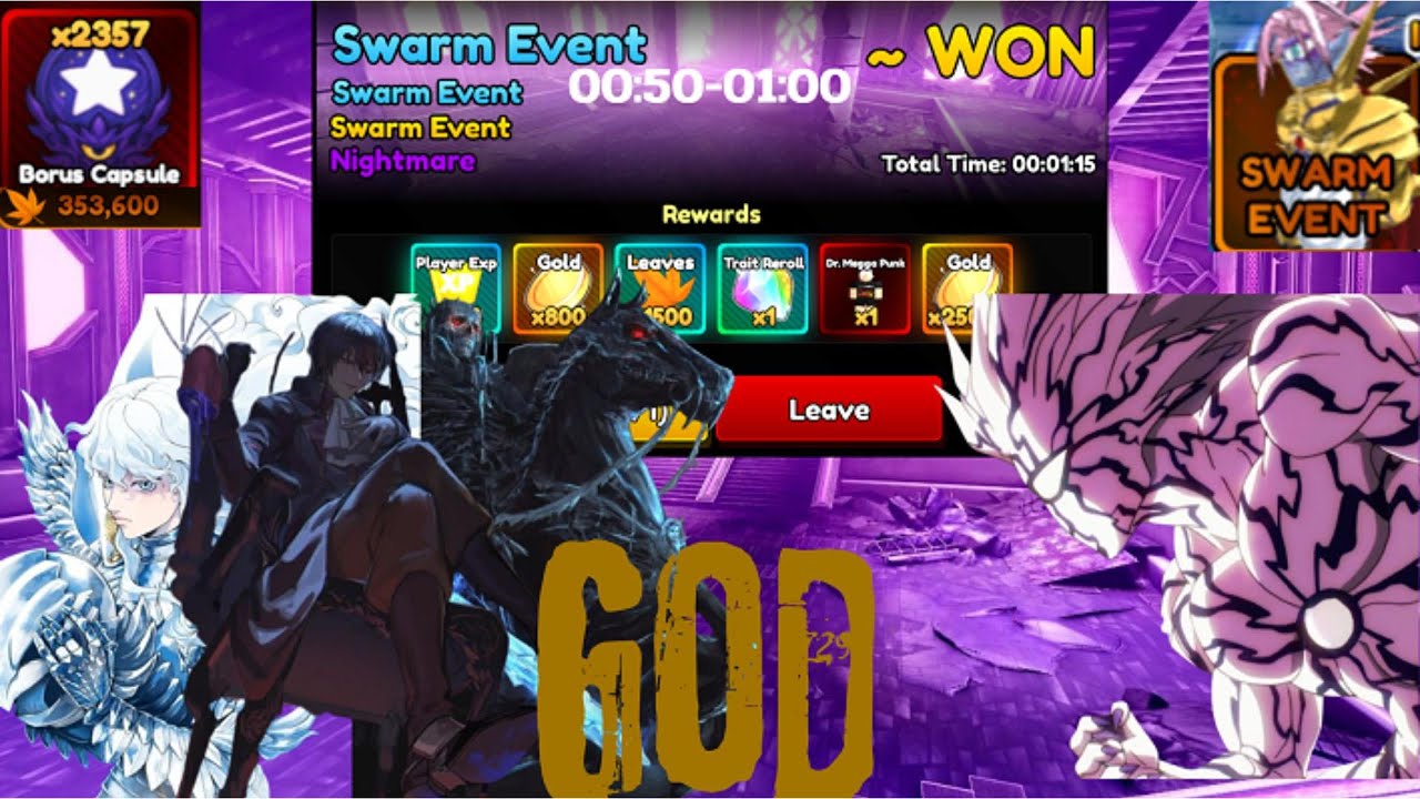 Anime Rangers X ทีมลง swarm event สำหรับผู้เล่น Endgame 00:50-01:00 นาที