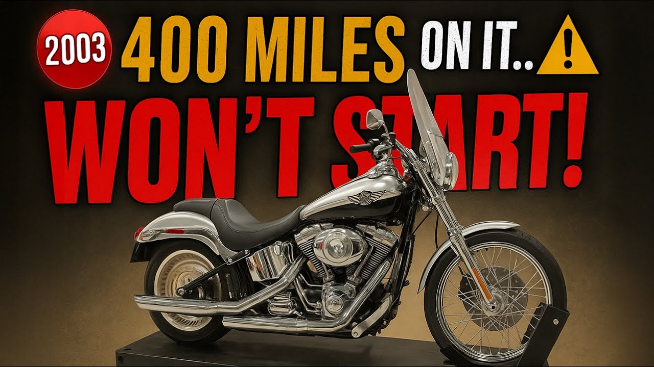 2003 Harley Softail Has Only 400 Miles… But It Won’t Start!