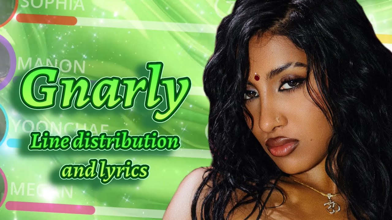 KATSEYE Gnarly | LINE DISTRIBUTION + COLOR CODED LYRICS + KARAOKE