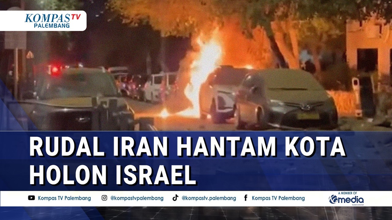Serangan Balasan! Rudal Iran Hantam Kota Holon Israel