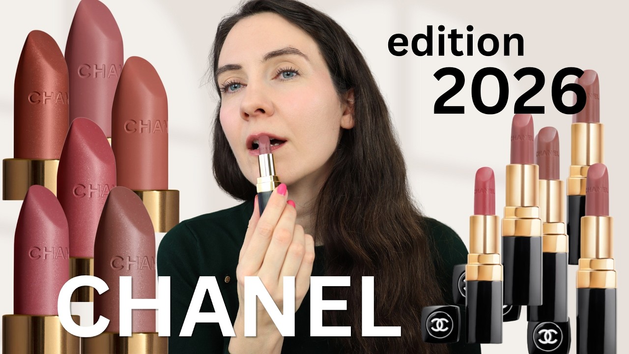 Новые помады CHANEL ROUGE COCO 2026 | Обзор и свотчи: Cecile против Flying Cloud