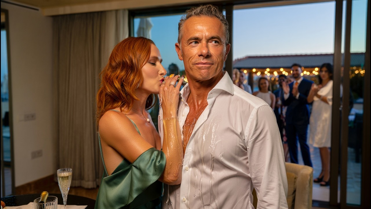 She Took Off With Another Man Before My Toast — So I Let His Wife Taste the Champagne on My Chest