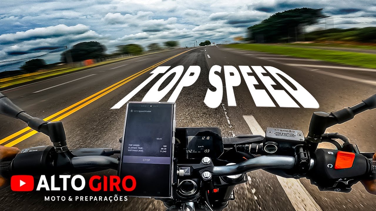TOP SPEED CB TWISTER 300 COM CENTRAL ATHLON! GANHO DE 5 CAVALOS