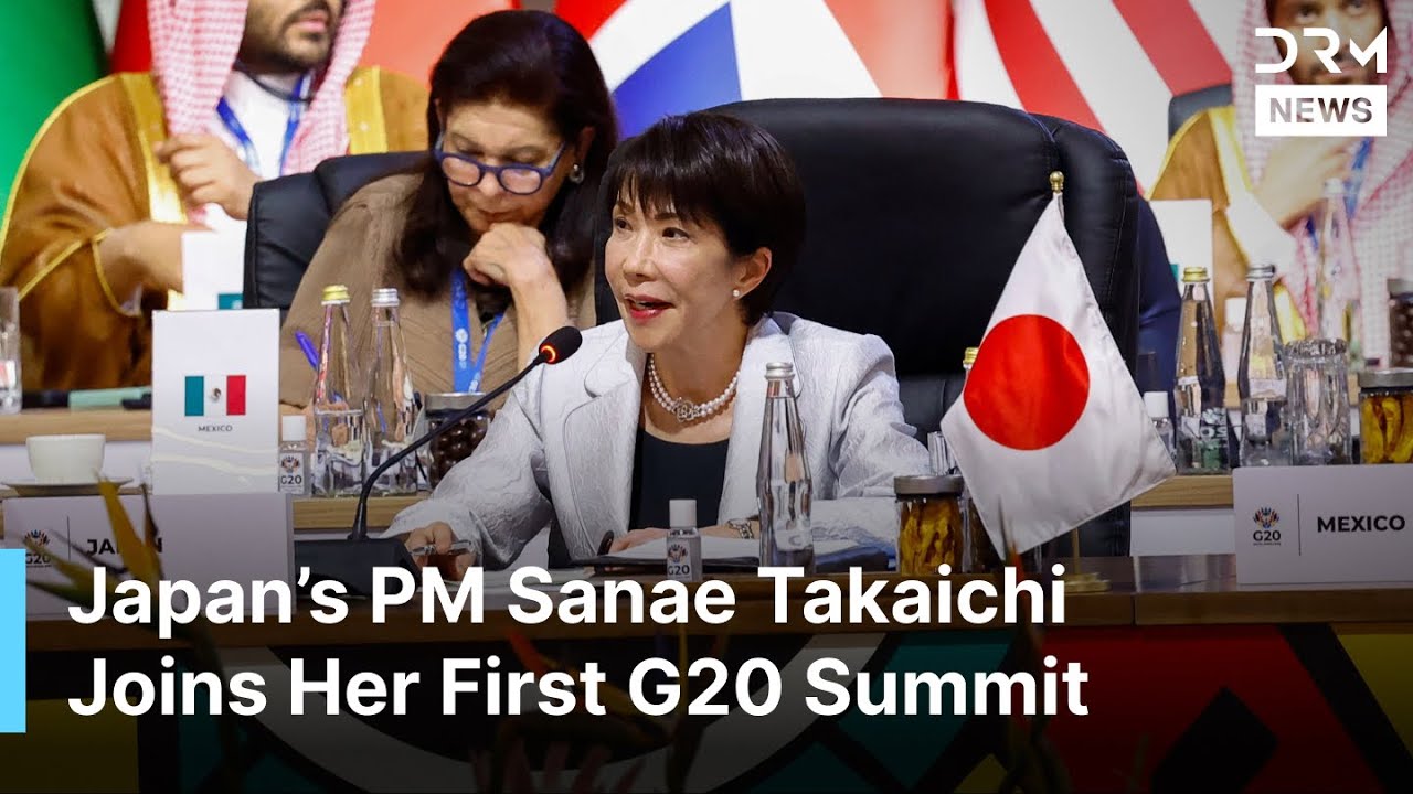 HISTORIC MOMENT: Japan&rsquo;s PM Sanae Takaichi Joins Her First G20 Summit in South Africa | AC1B