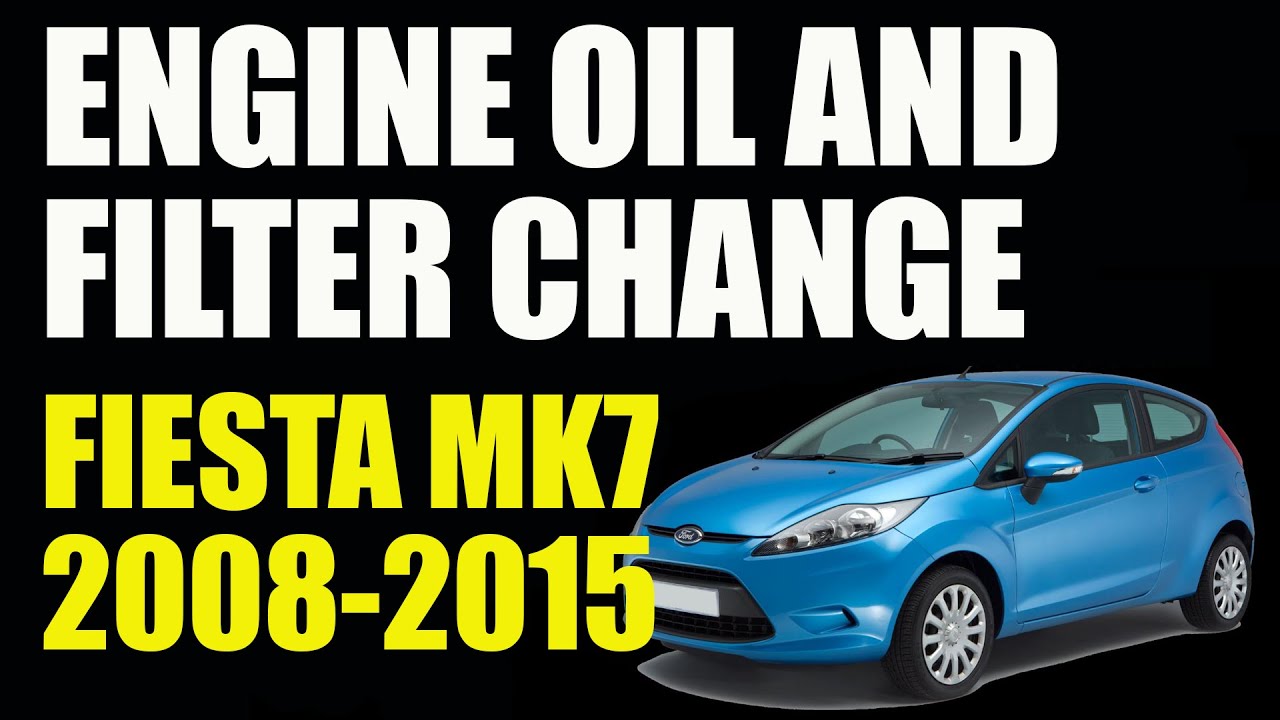 Ford Fiesta Mk7 (2008-2015) Как заменить масло и фильтр на двигателе 1,25 л