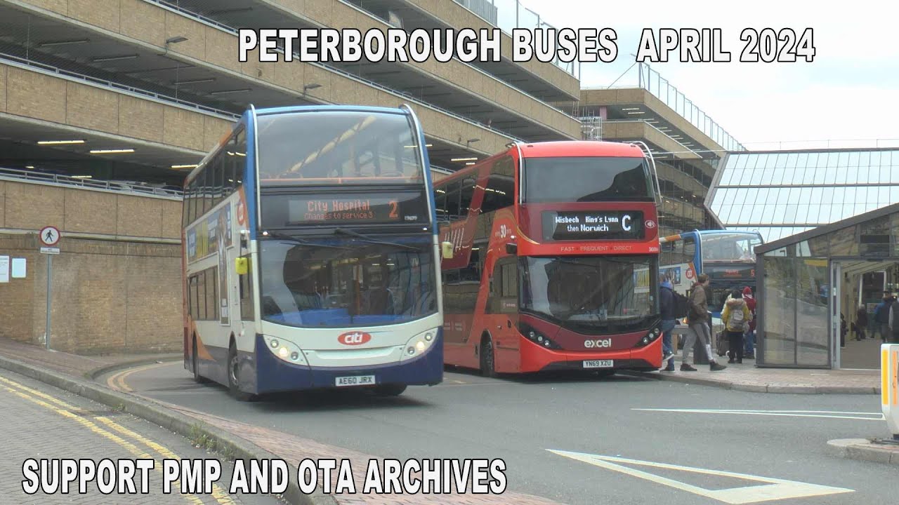 PETERBOROUGH BUS STATION APRIL 2024