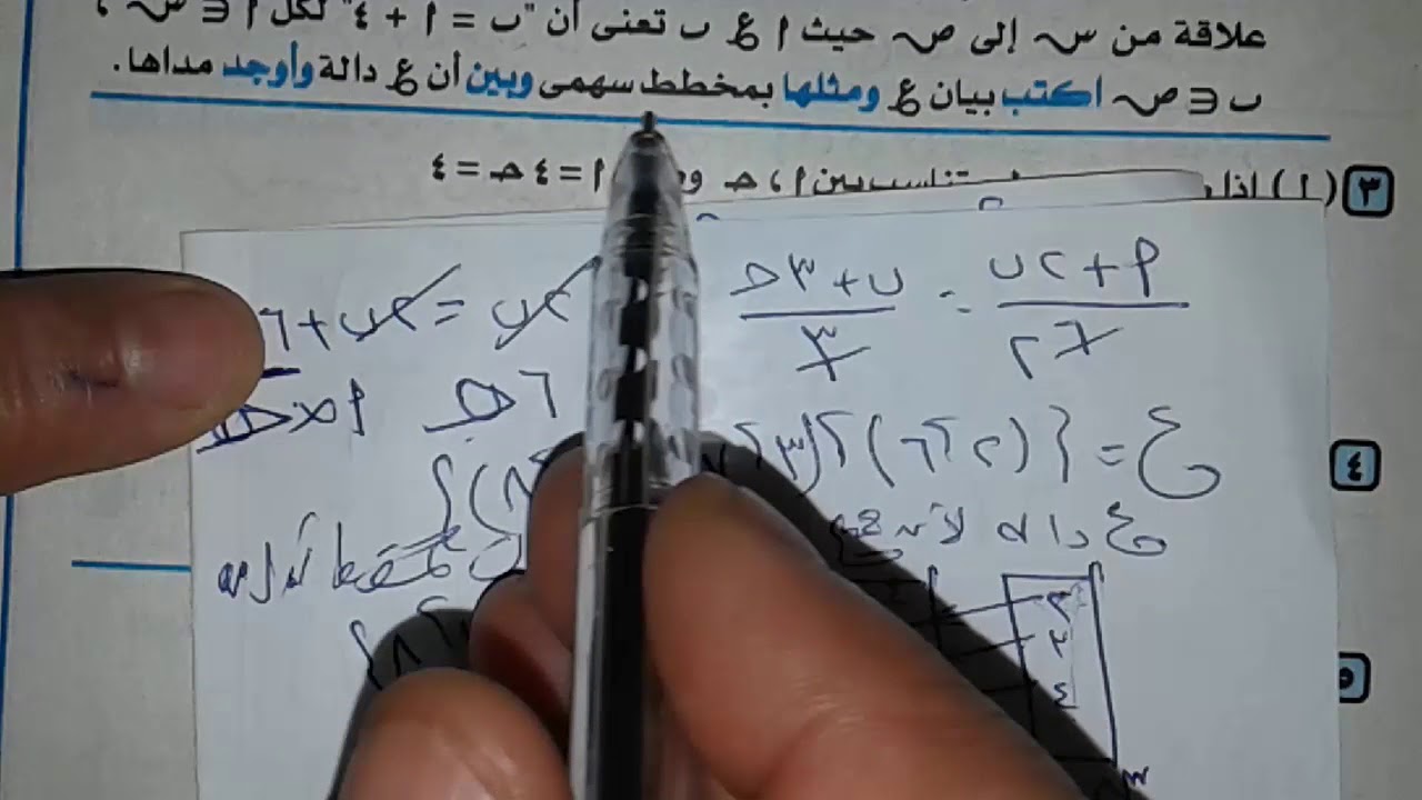 حل محافظة الفيوم جبر للصف الثالث الاعدادى فصل دراسى اول  لاحمد زيدان