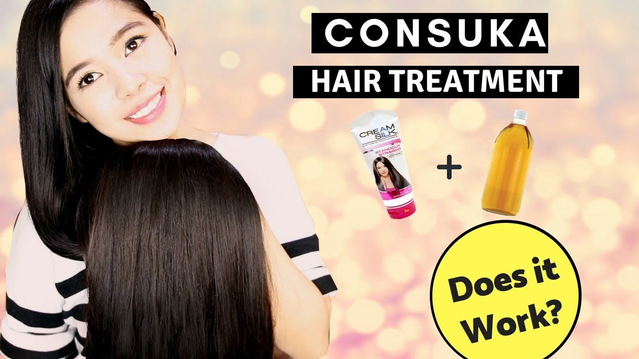 Trying Hair Hack-  Consuka Hair Treatment For Extremely Damaged Hair + Get Straight Hair Naturally?