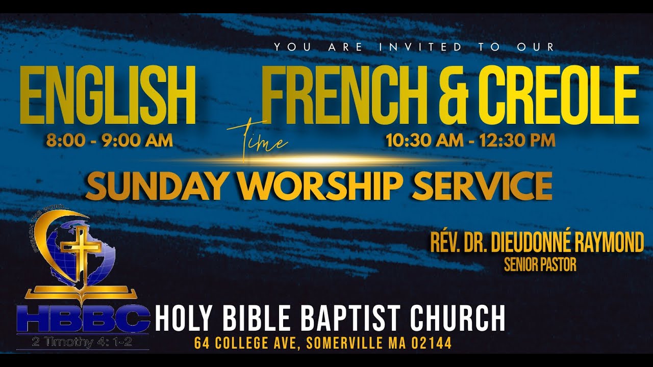 Sunday Service [FRENCH & HAITIAN CREOLE] with Rév. Dr. Dieudonné Raymond | March 1, 2026