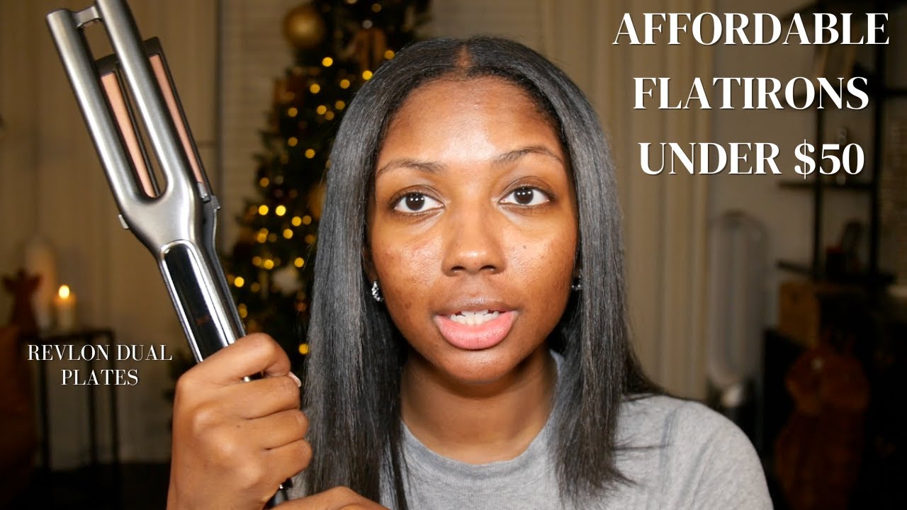Affordable Flatirons: Under $50 | Revlon Dual Plates Flatiron Review | Niara Alexis