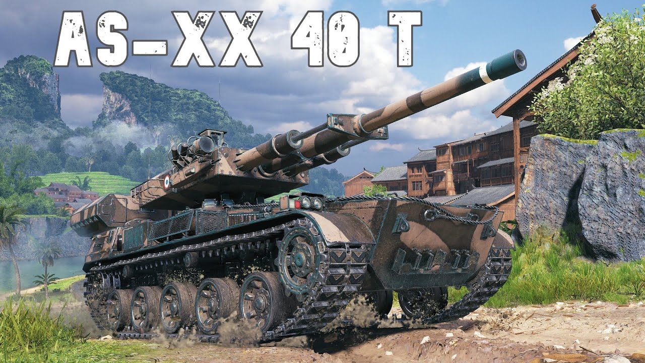 World of Tanks AS-XX 40 t - 5 Kills 10,5K Damage