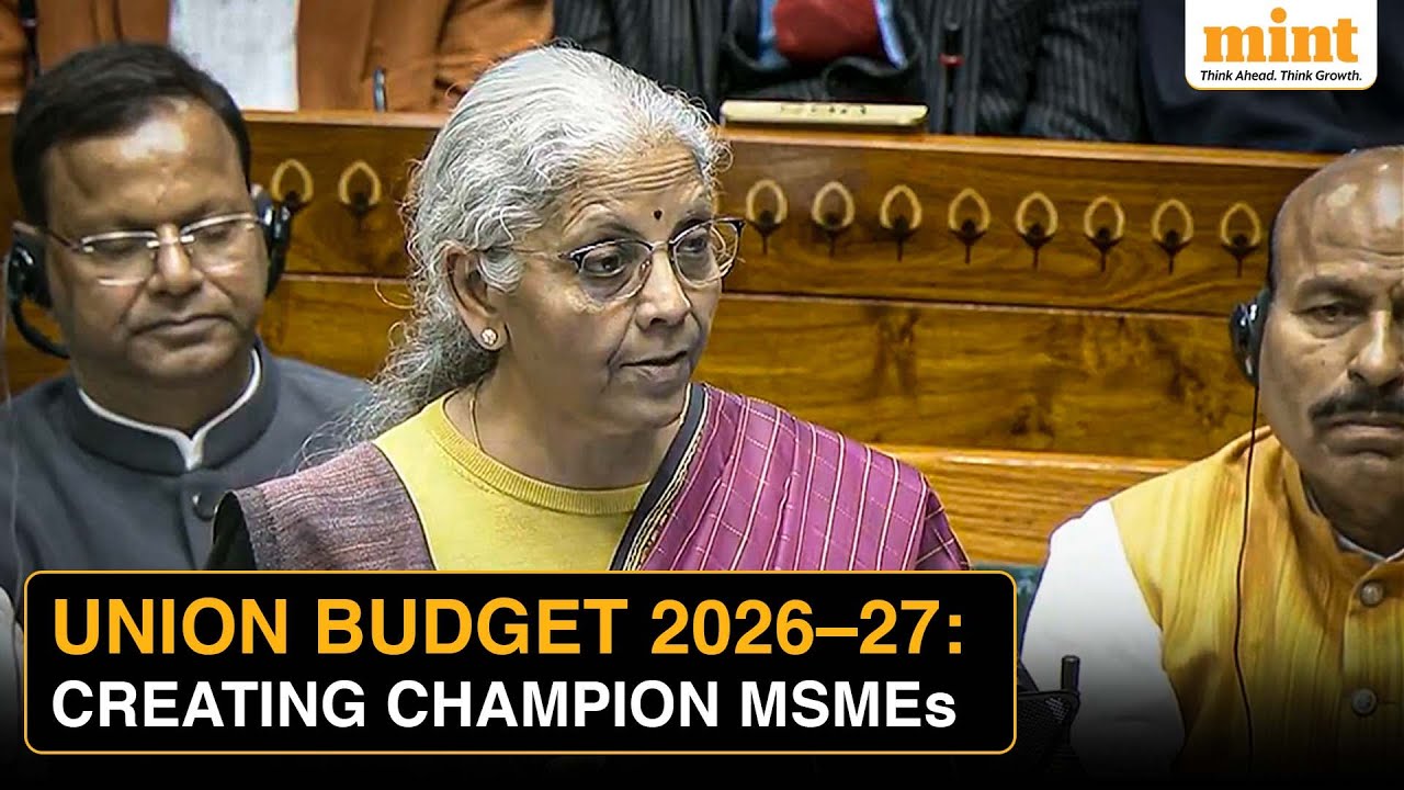 Budget 2026: Sitharaman Announces ₹10,000 Cr Fund, Liquidity Push to Create Champion MSMEs