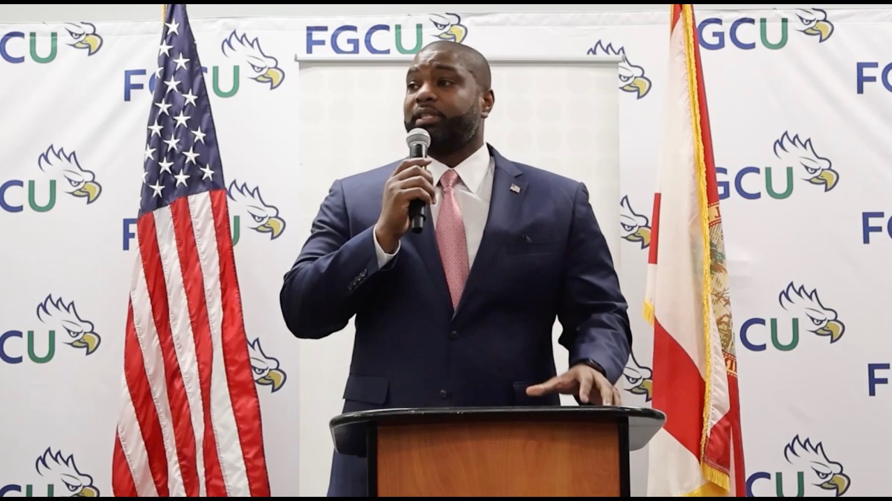 ENTV News | Florida Gubernatorial Candidate Byron Donalds visits FGCU