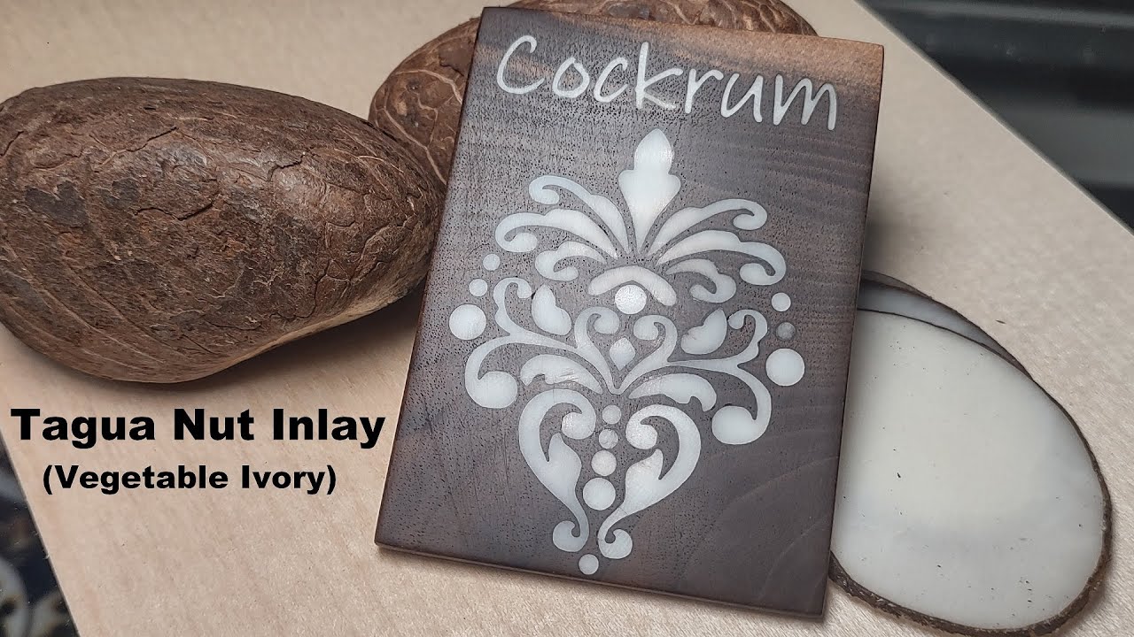 Tagua Nut (Vegetable Ivory) Laser Inlay