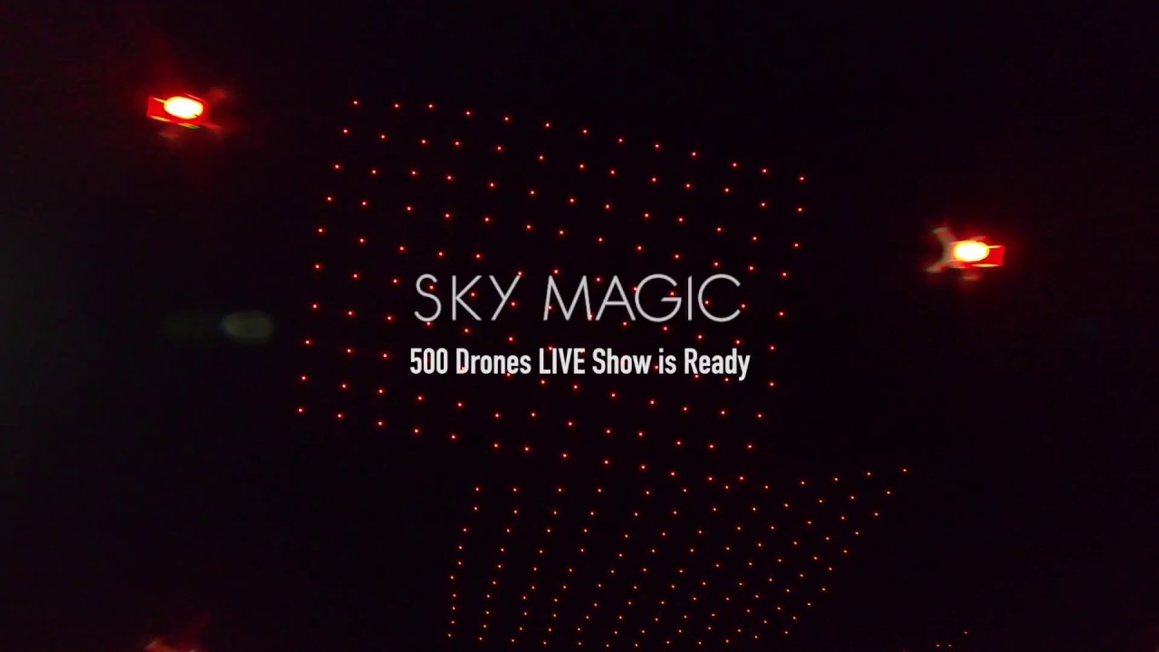 Ready for 500 drones LIVE show | SKYMAGIC