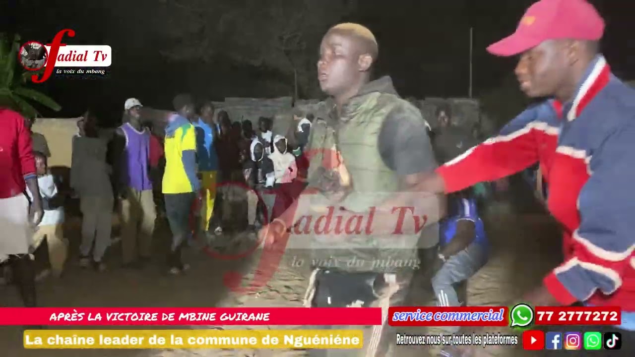 Accueil Mbine Guirane après sa victoire 