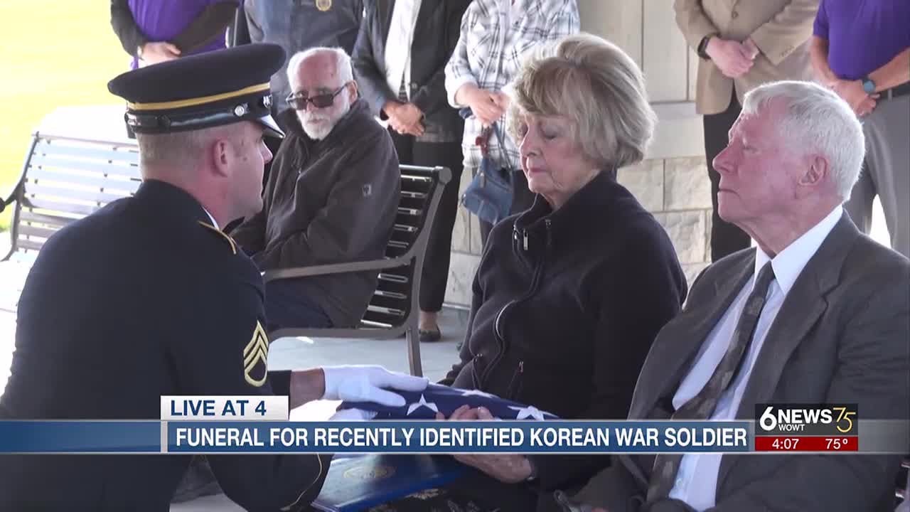 Funeral for recently identified Korean War soldier