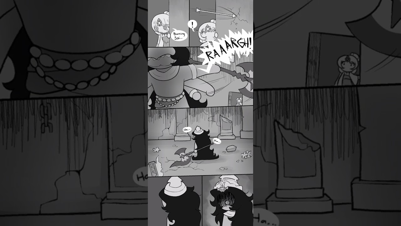 Dark Cacaos Corruption AU Comic Creds to @TheSparkledash on X #mysticflour #darkcacao #crk #comicdub