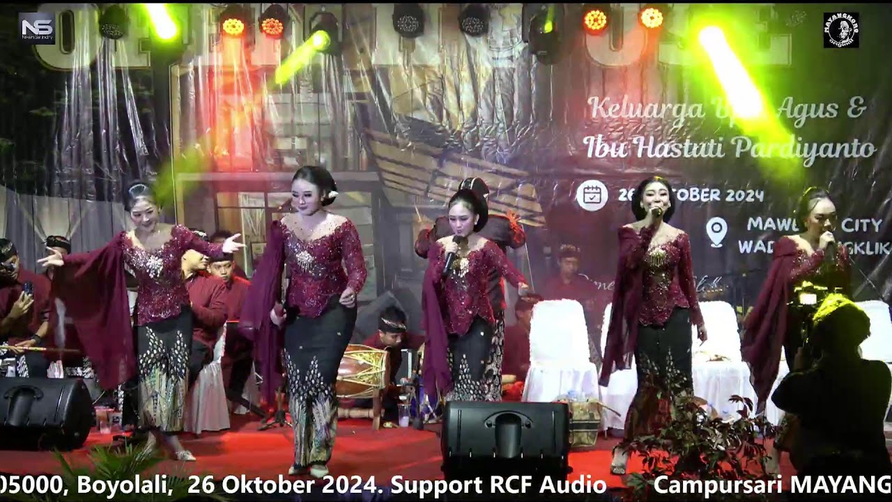 Live NIKEN SALINDRY Campursari MAYANGKARA, Boyolali,  26 Oktober 2024. Support RCF Audio