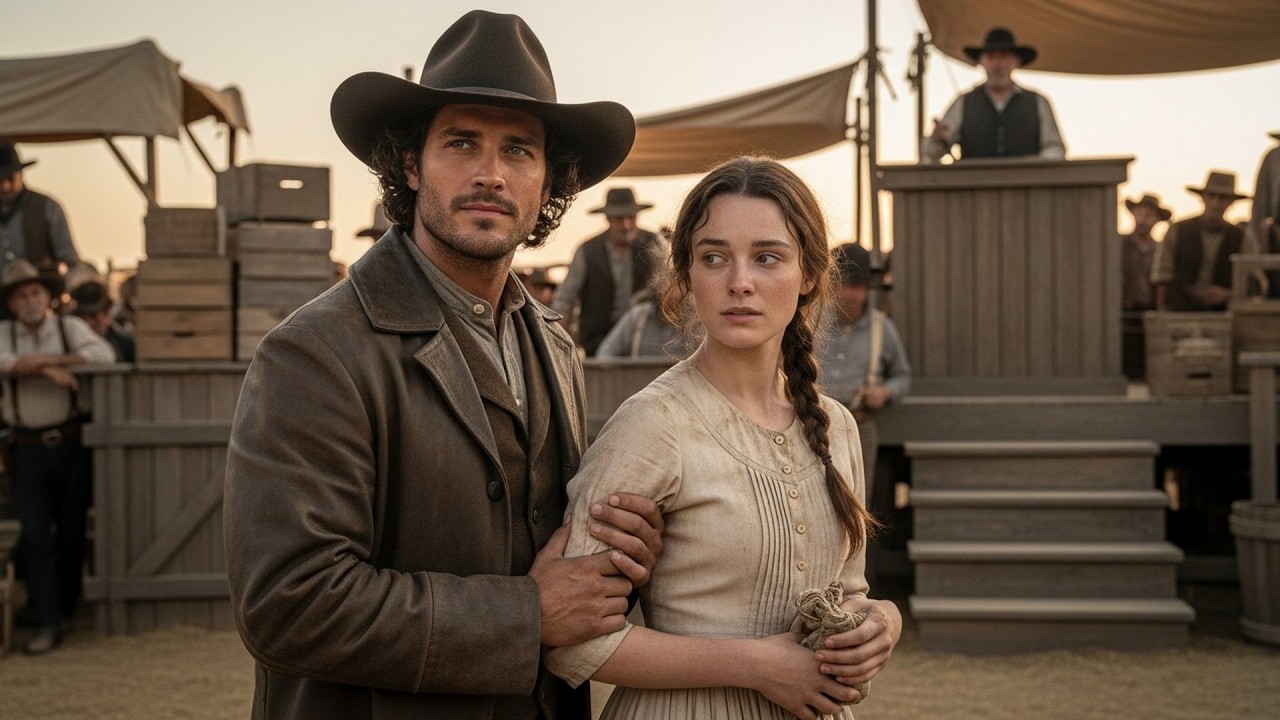 She Was Being Traded Like Cattle At Market, Cowboy Stopped Sale And Took Her Home Instead