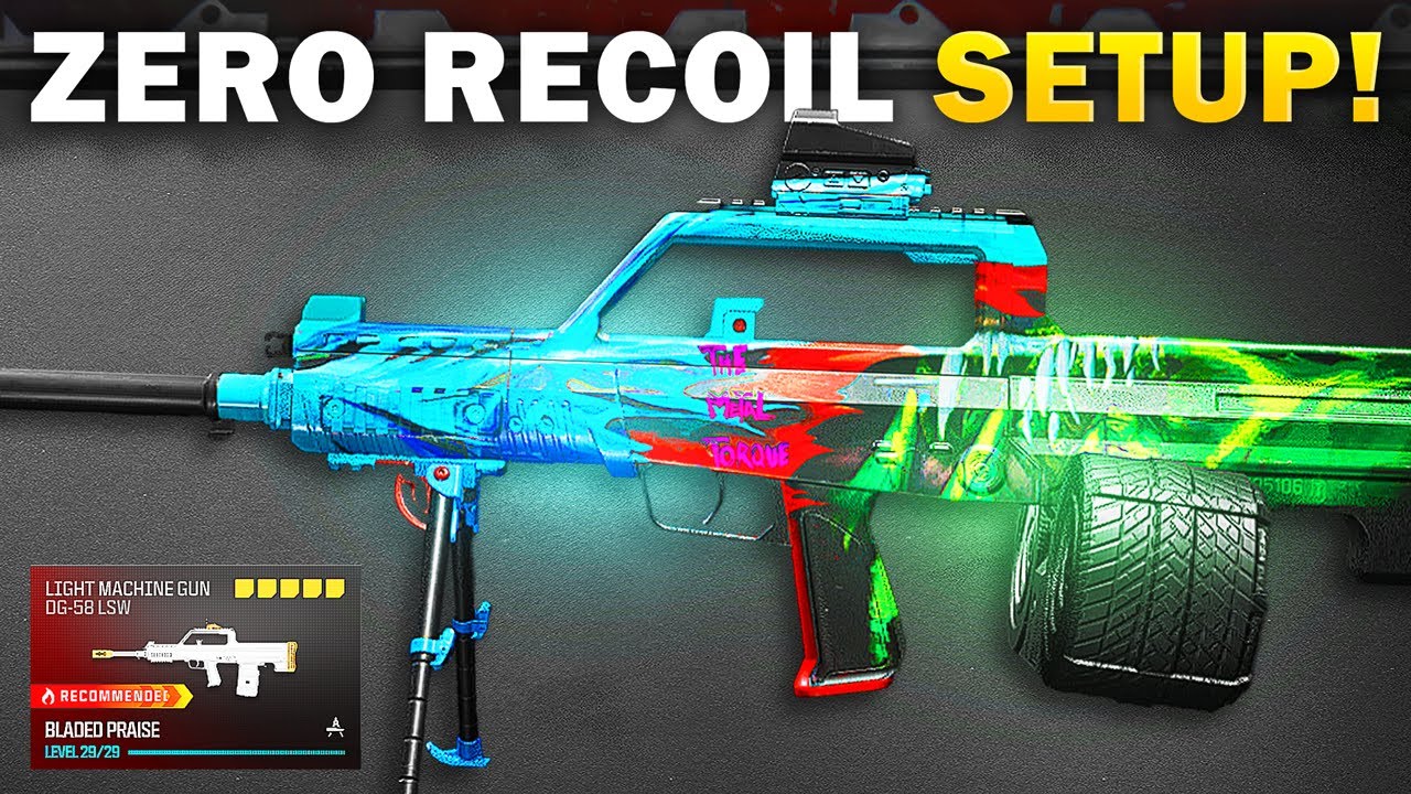 the ZERO RECOIL *DG-58 LSW* Build is INSANELY BROKEN in MW3! (Best DG 58 LSW Class Setup)
