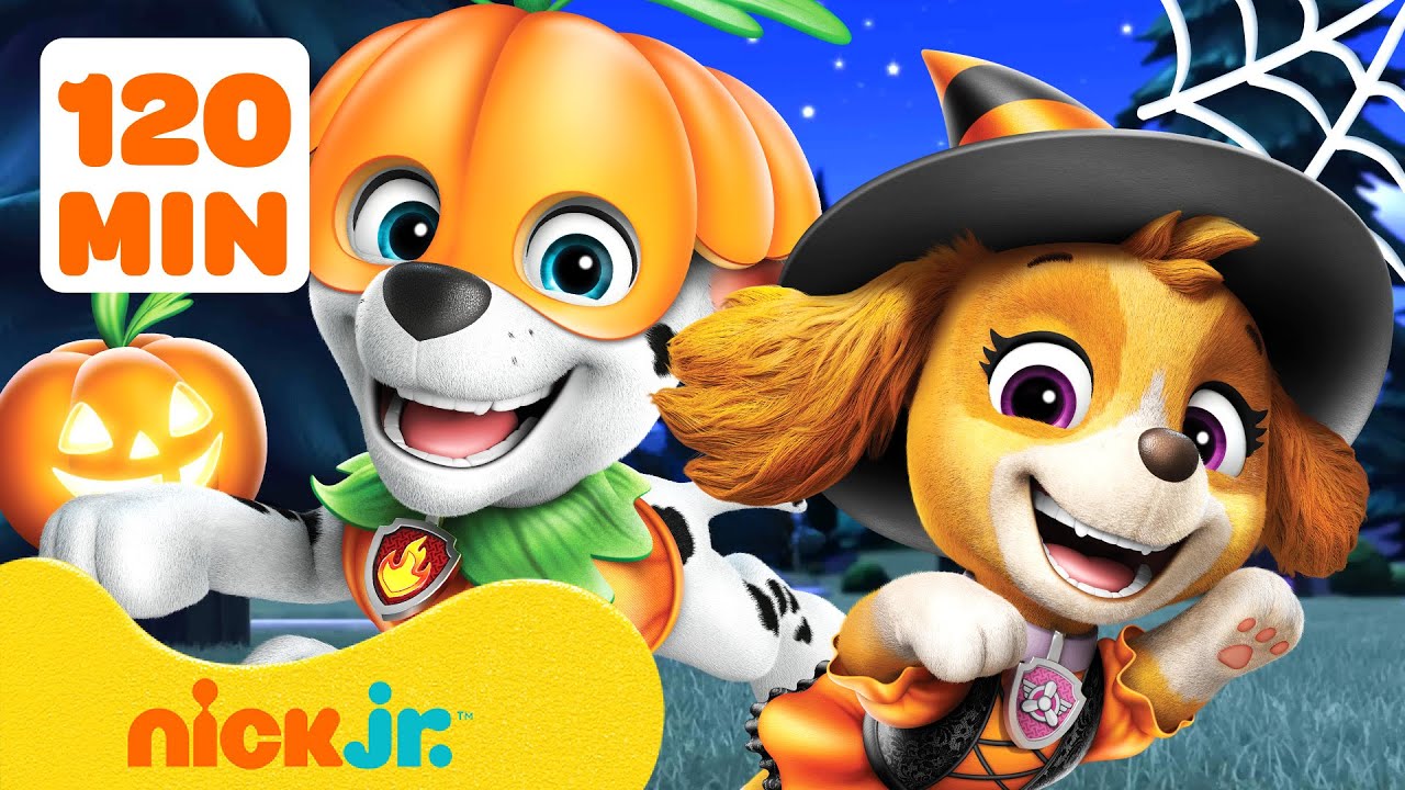 PAW Patrol's Halloween Rescue Missions & More! 🎃🕷️ w/ Ryder | 120 Minutes | Nick Jr.