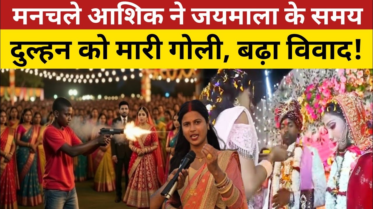 मनचले आशिक ने जयमाला के समय दुल्हन को मारी गोली, बढ़ा विवाद.!! Buxar !! Trending Video !! Viral 