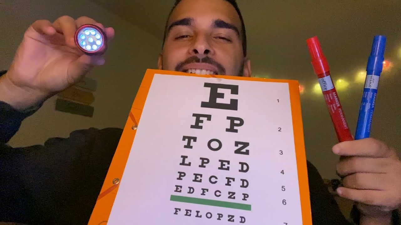 ASMR Orthoptiste (Examens Visuels)