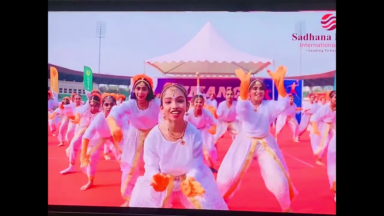 Laasya’s sports day at Sadhana Infinity International school @ Gachibowli stadium