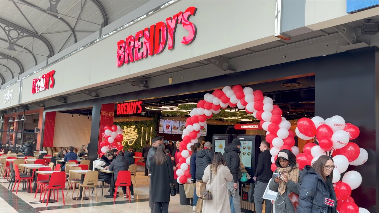 Brendy's Café 🍔 Val d'Europe Grand Opening | Serris, France 🇫🇷