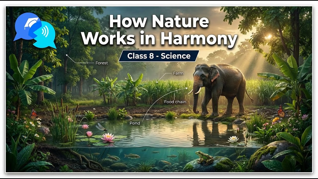 How Nature Works In Harmony Class 8 | Animated Video | How Nature Works In Harmony Chapter 12